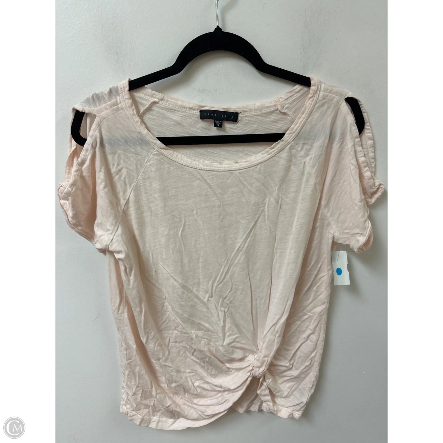 Top Short Sleeve By Sanctuary In Pink, Size: S