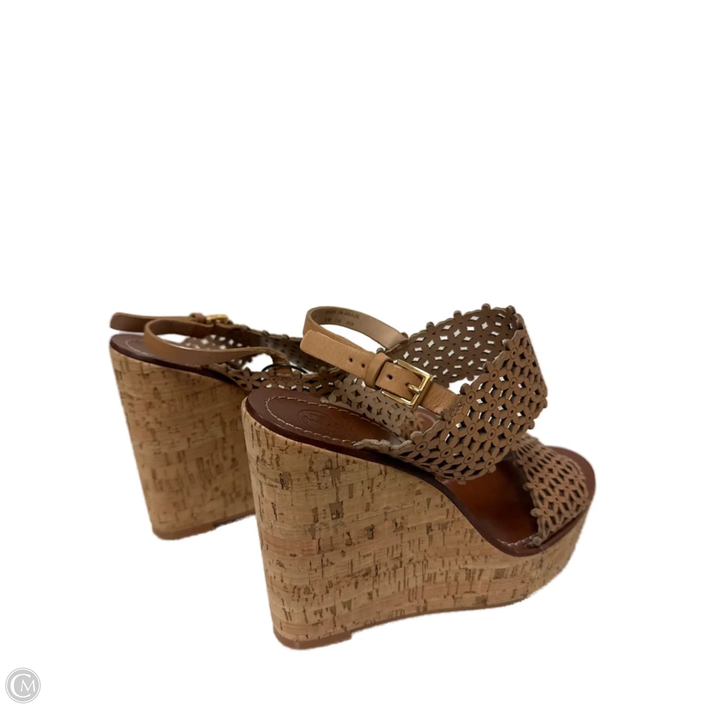 Sandals Designer By Tory Burch In Tan, Size: 9
