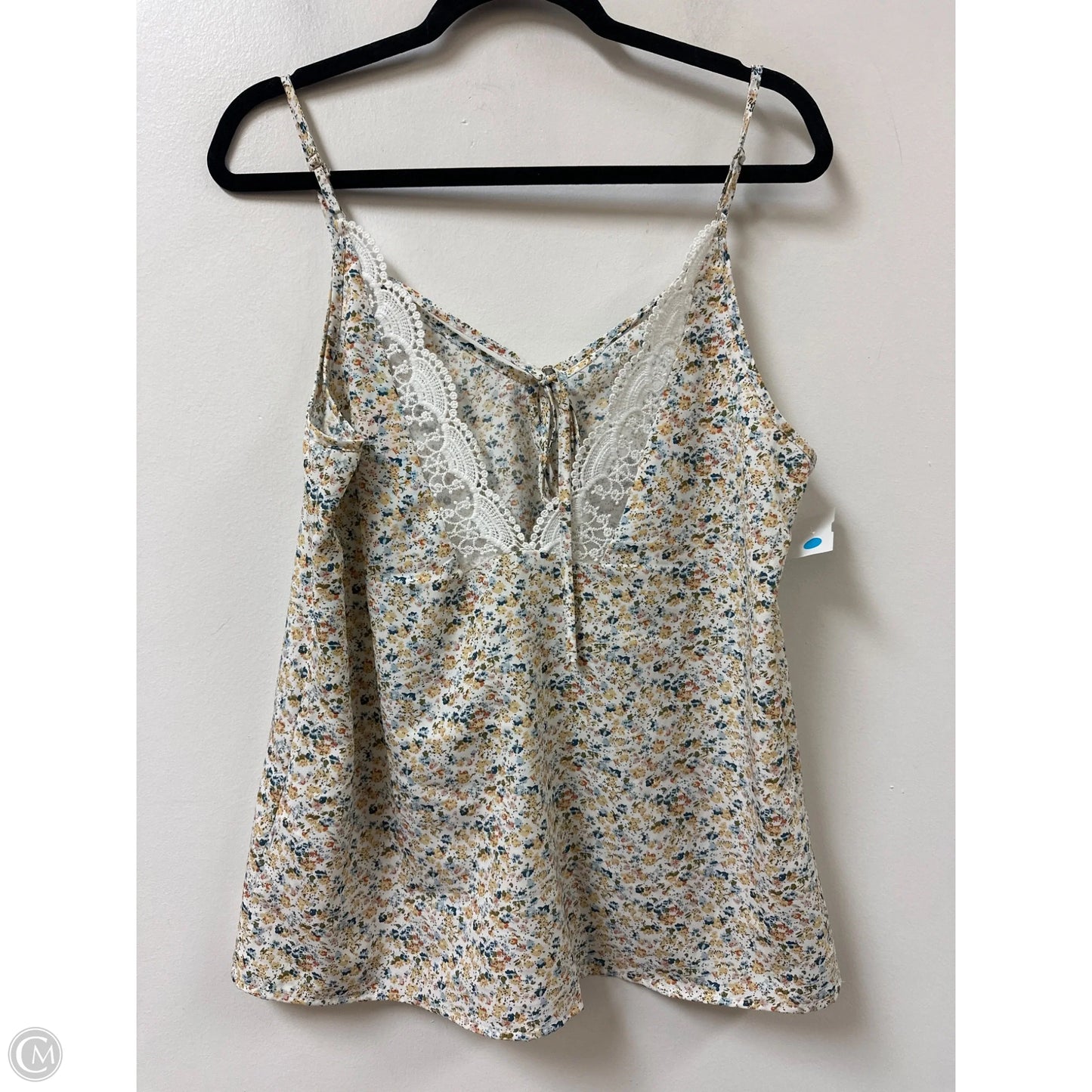Top Sleeveless By Shein In Yellow, Size: L
