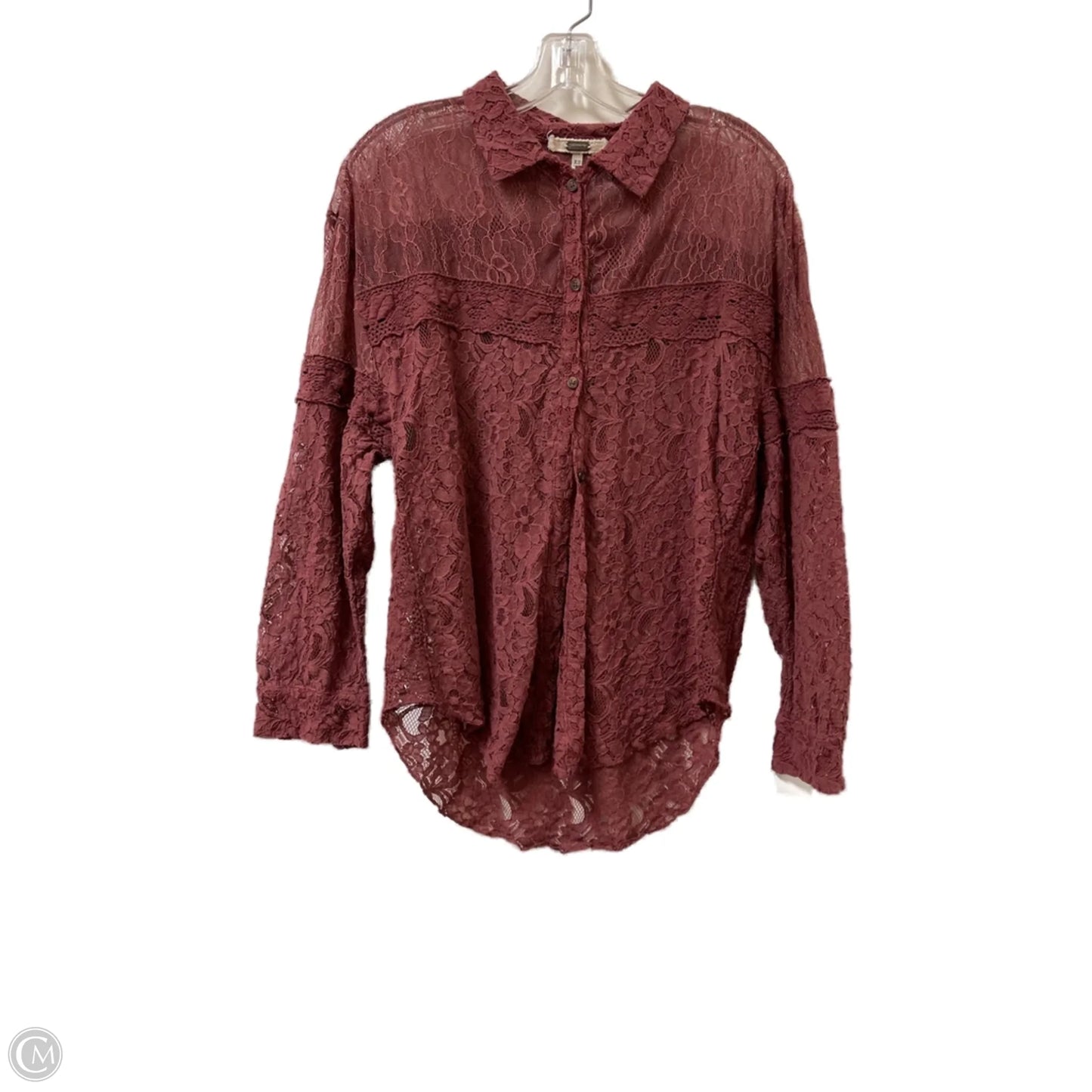 Top Long Sleeve By Clothes Mentor In Pink, Size: Xs