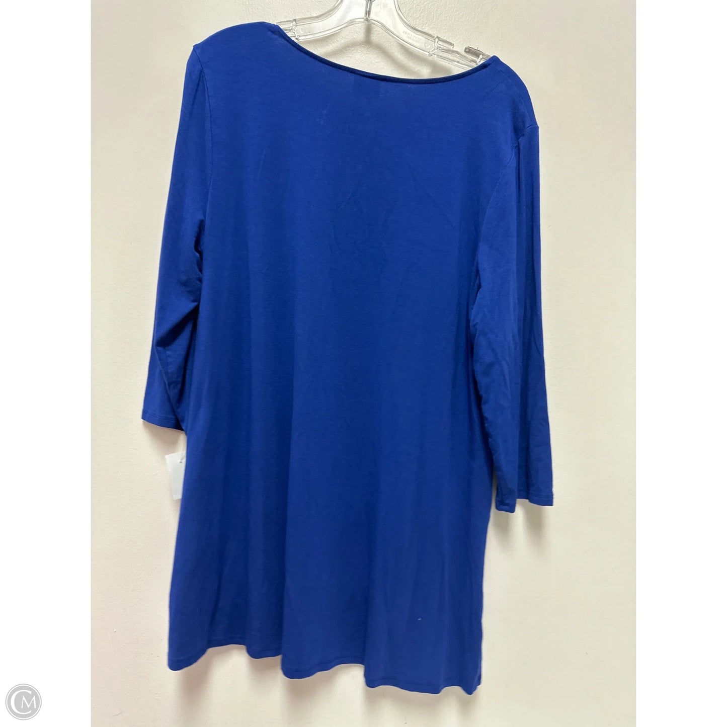 Tunic Long Sleeve By Chicos In Blue, Size: L