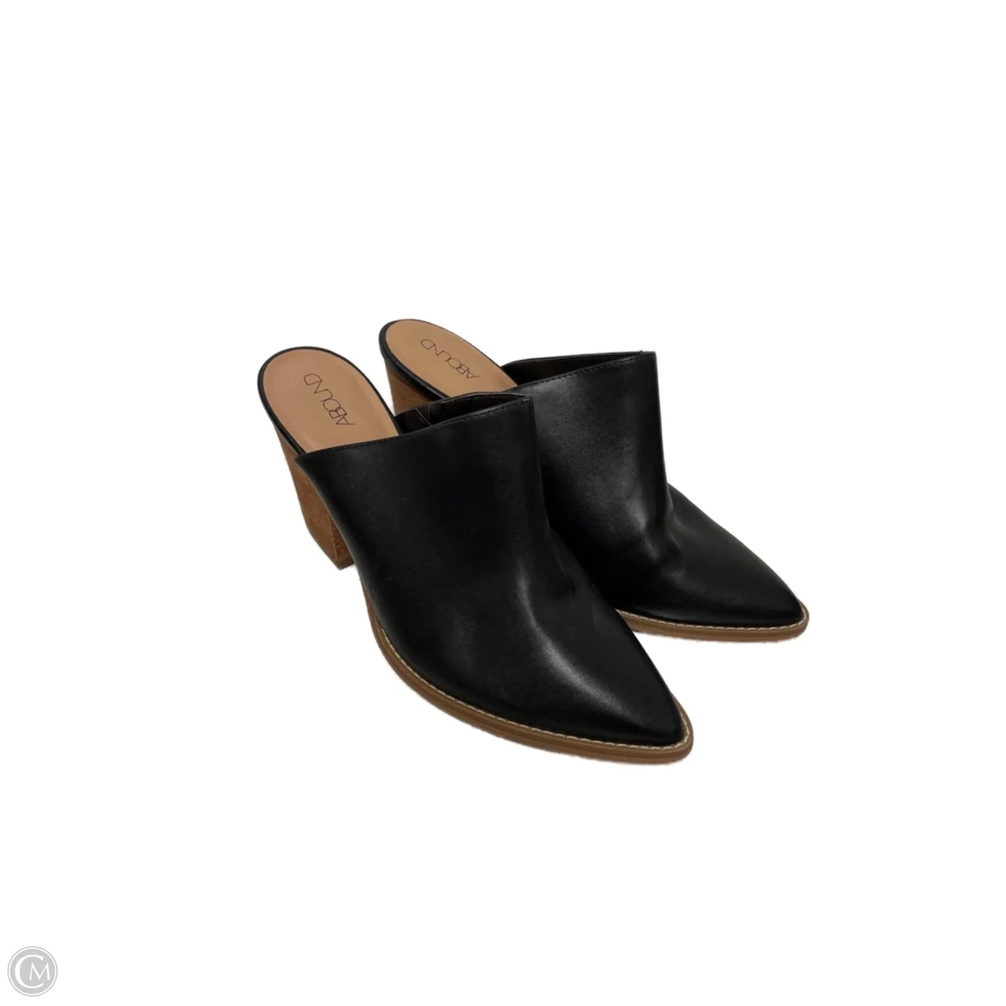 Boots Ankle Heels By Abound In Black, Size: 9