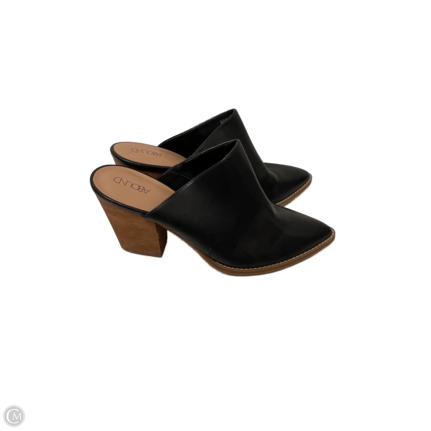 Boots Ankle Heels By Abound In Black, Size: 9