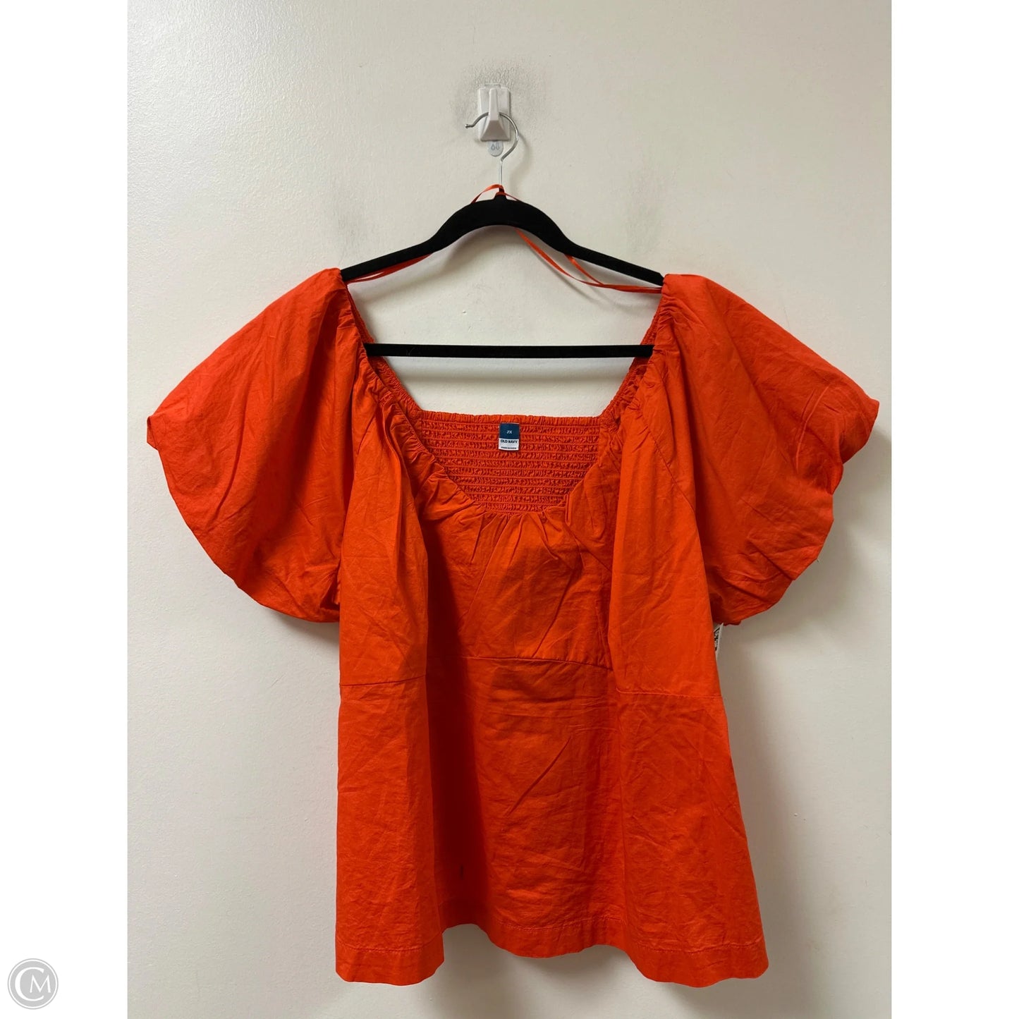 Top Short Sleeve By Old Navy In Orange, Size: 2x
