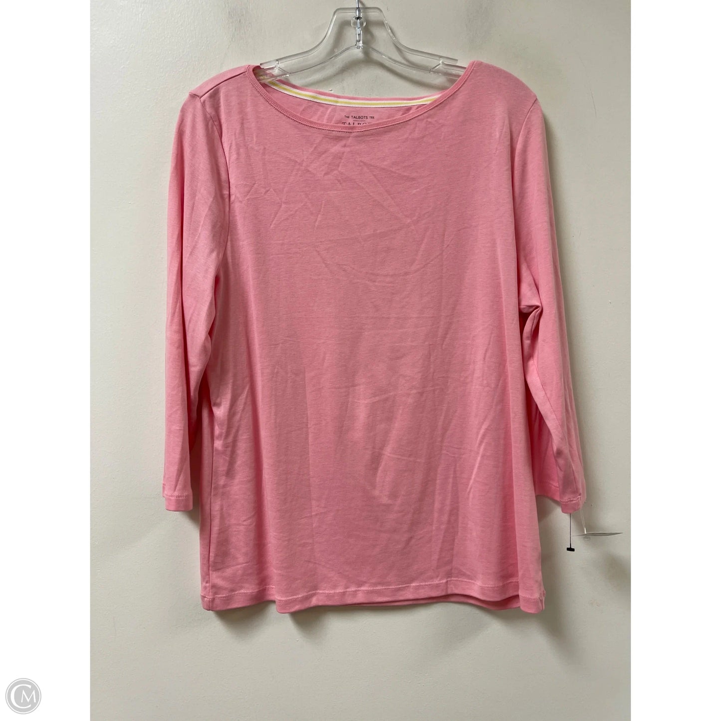 Top Long Sleeve By Talbots In Pink, Size: Xlp