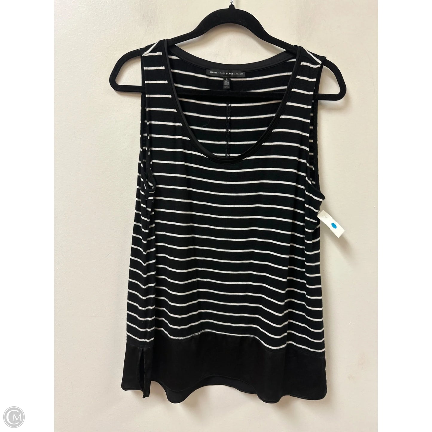 Top Sleeveless By White House Black Market In Black, Size: L