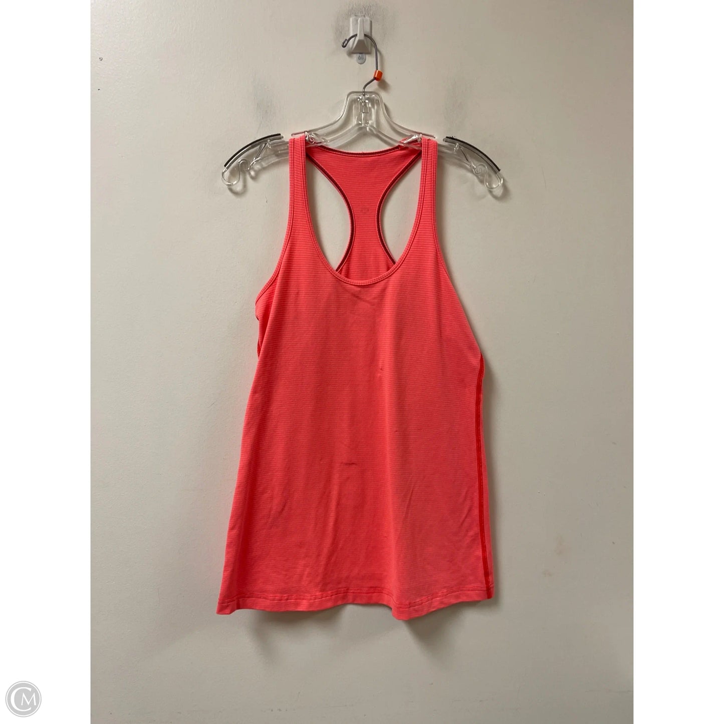 Athletic Tank Top By Lululemon In Orange, Size: M