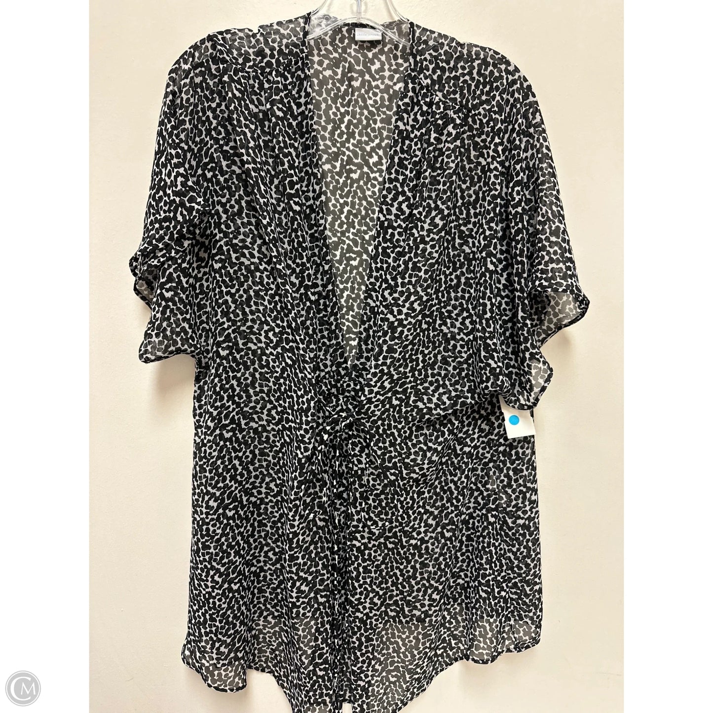 Swimwear Cover-up By Clothes Mentor In Black, Size: Osfm