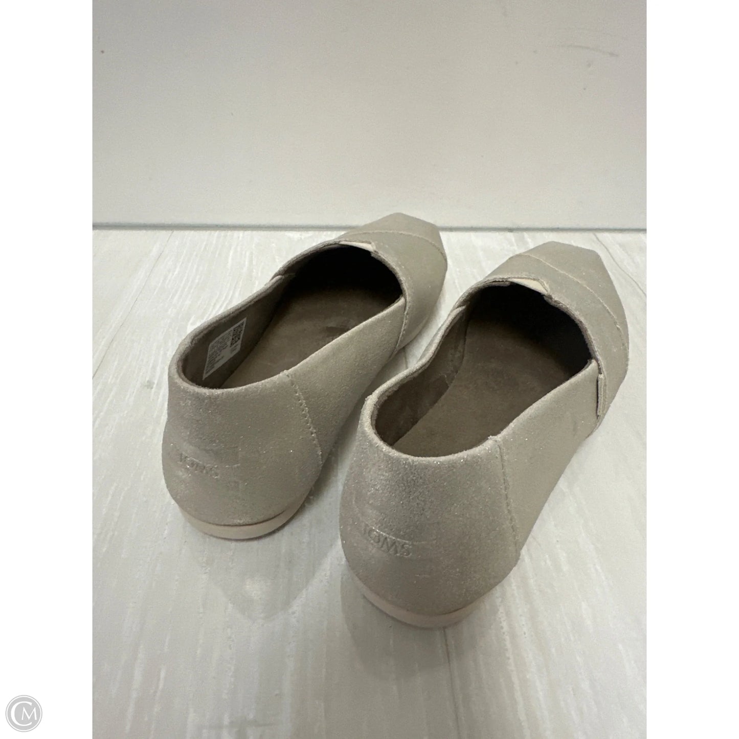 Shoes Flats By Toms In Gold, Size: 7