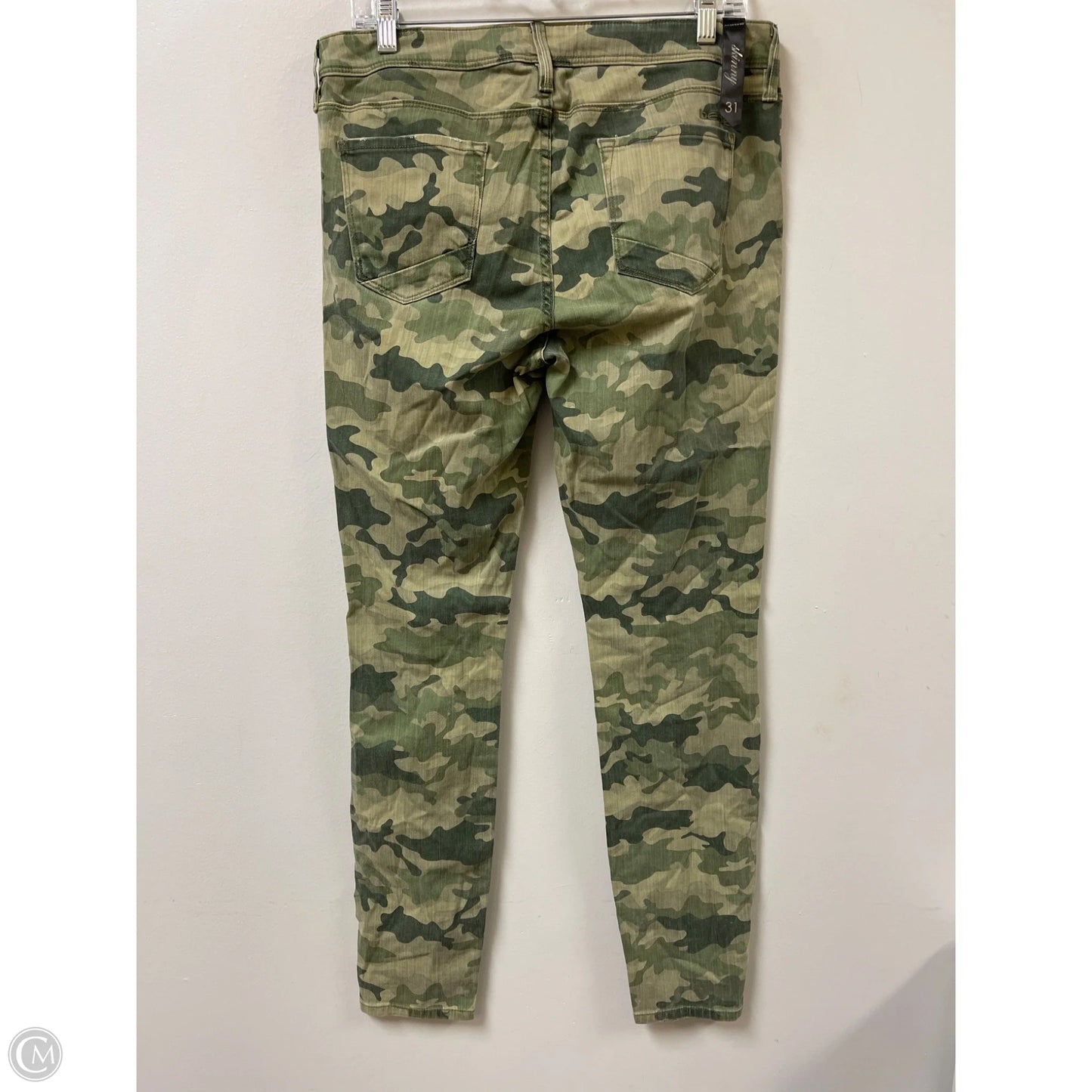 Jeans Skinny By Bebe In Camouflage Print, Size: 12