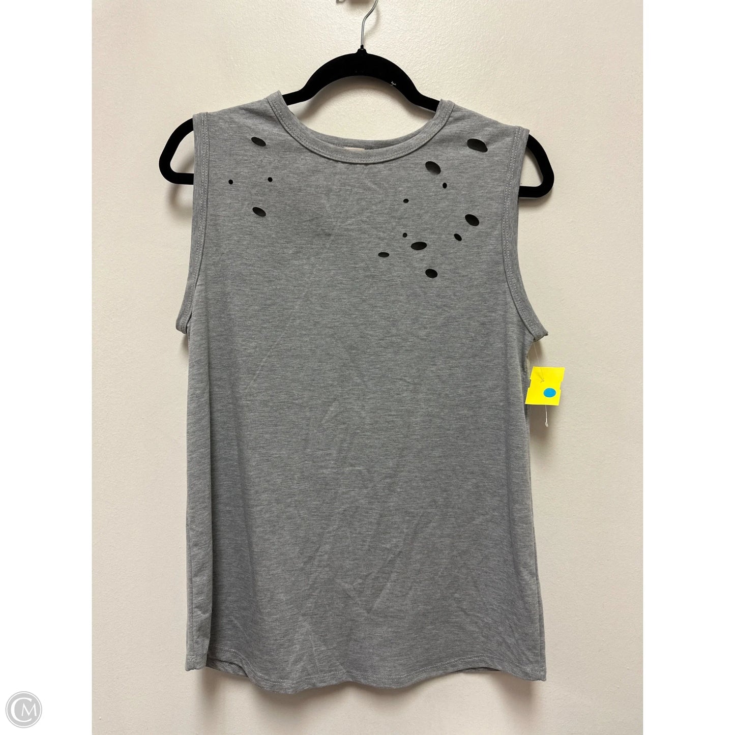 Top Sleeveless By 7th Ray In Grey, Size: S