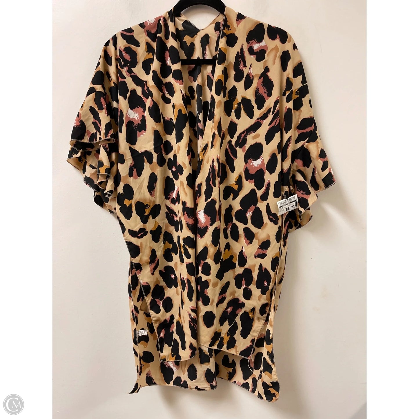 Kimono By Clothes Mentor In Animal Print, Size: Osfm