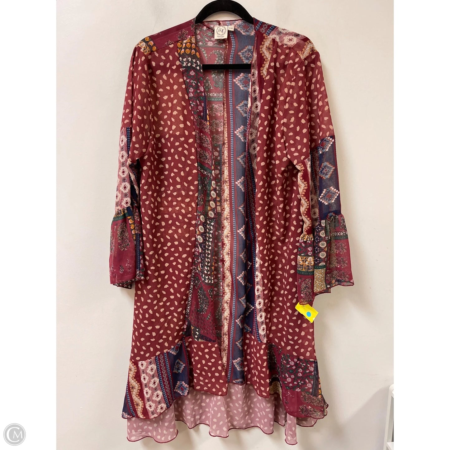Kimono By Clothes Mentor In Red, Size: S