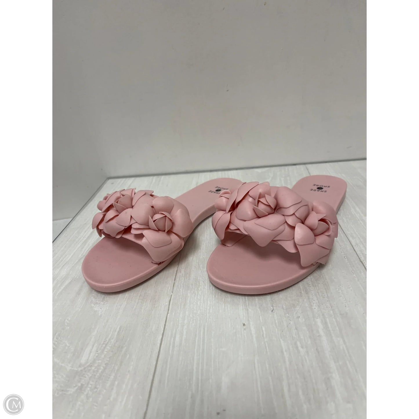 Sandals Flats By Shade & Shore In Pink, Size: 8