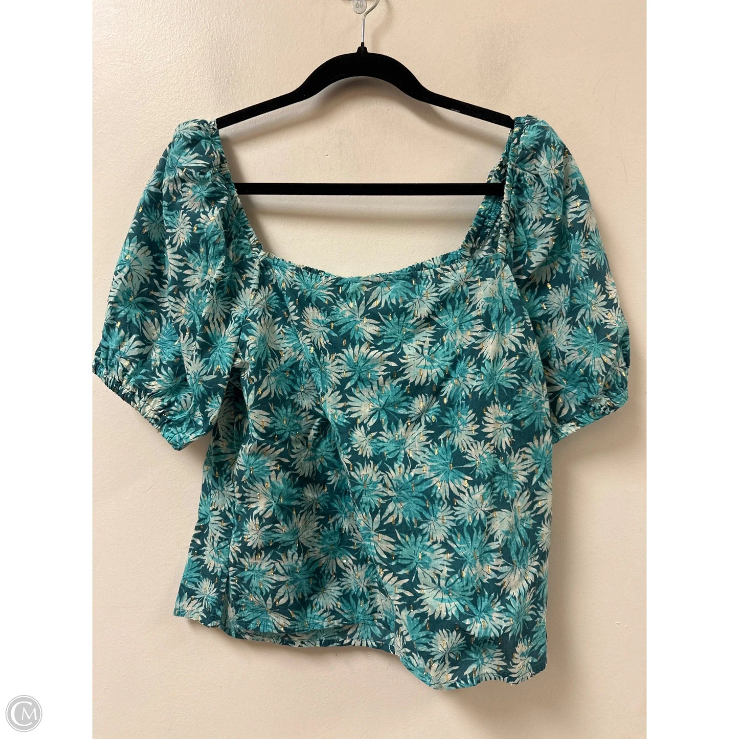 Top Short Sleeve By Michael By Michael Kors In Blue, Size: M