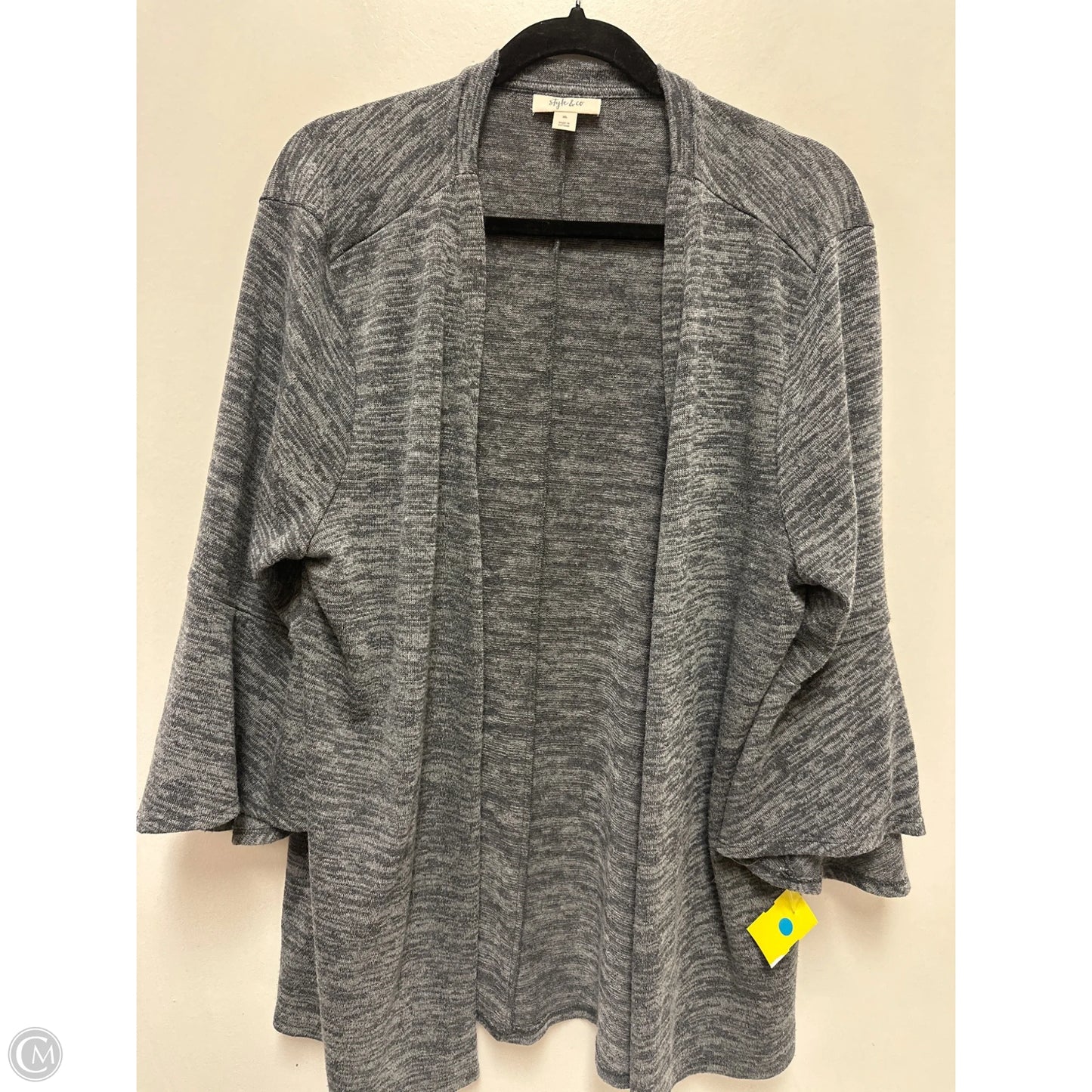 Cardigan By Style And Company In Grey, Size: Xl