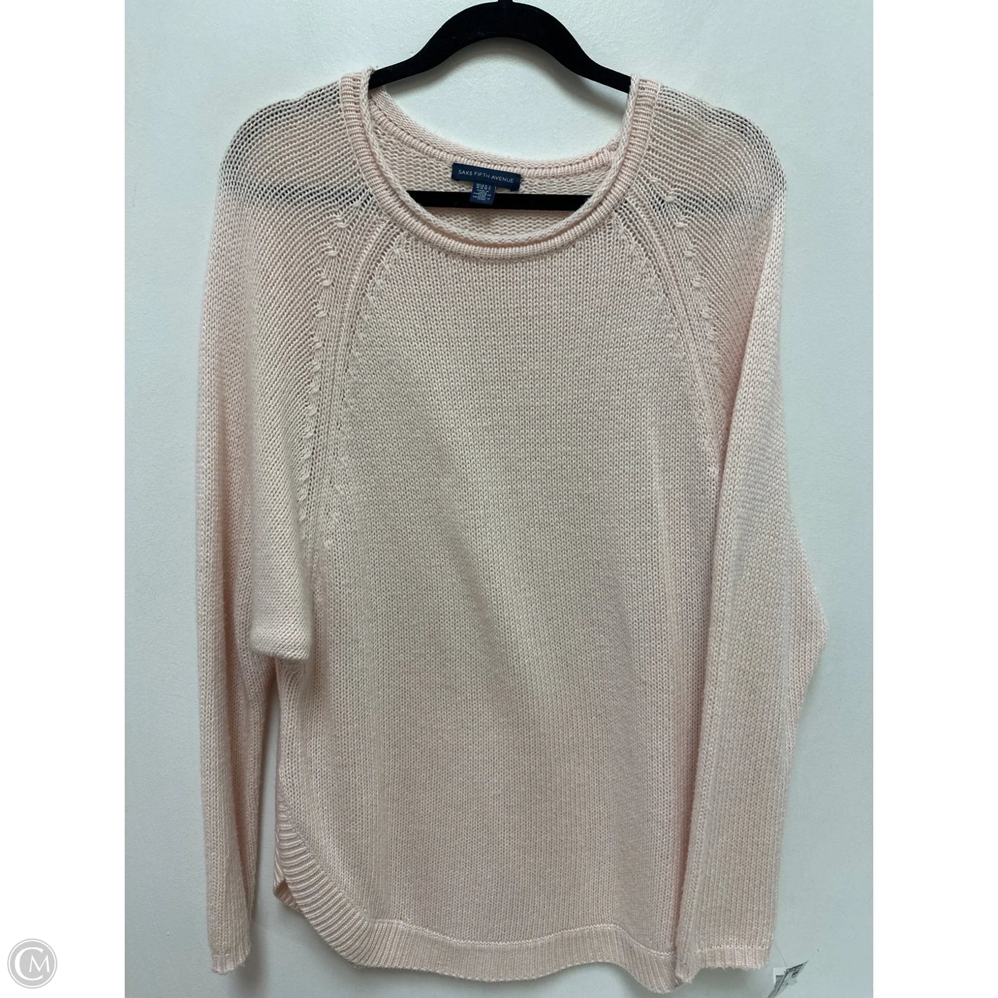 Sweater By Saks Fifth Avenue In Pink, Size: M