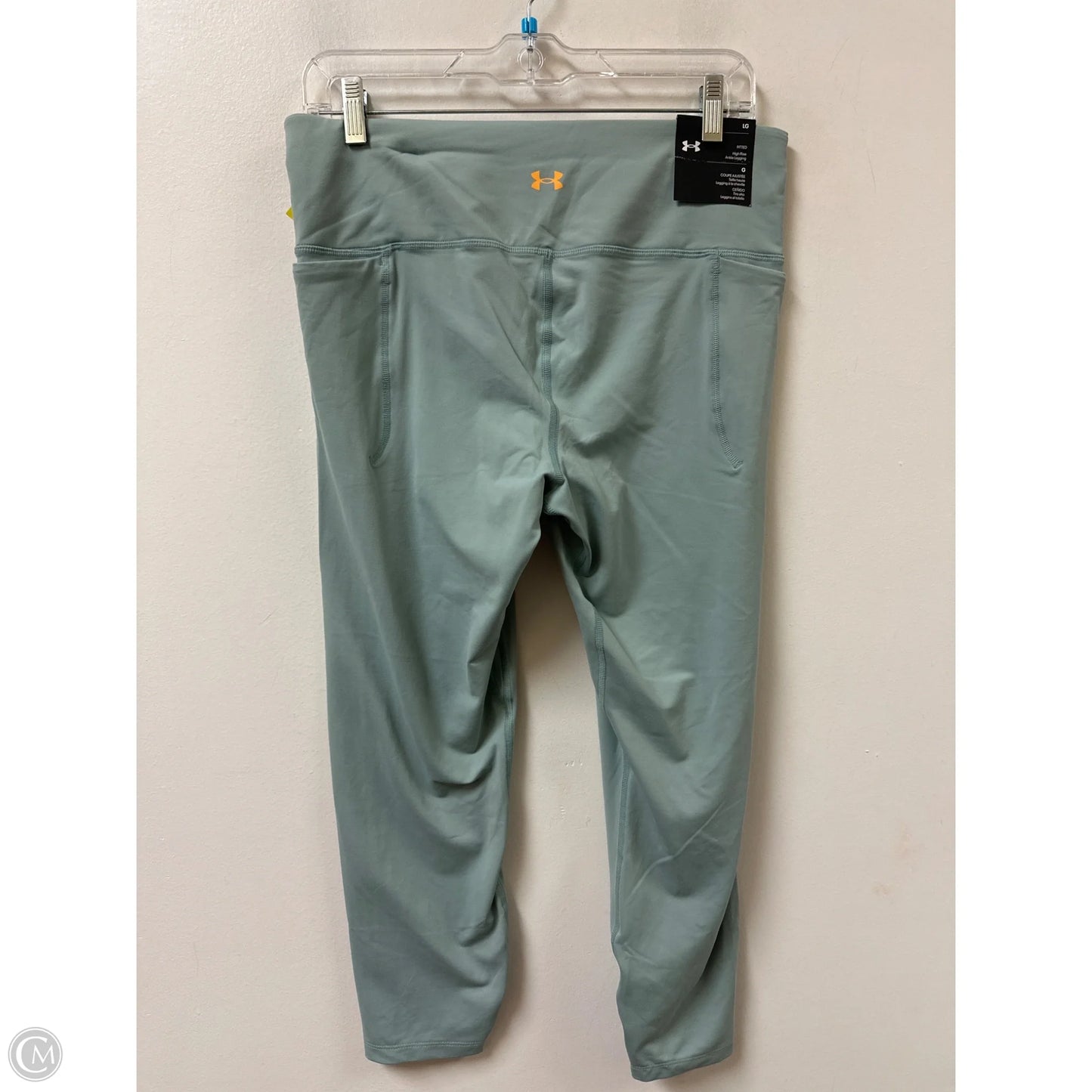 Athletic Leggings By Under Armour In Blue, Size: L