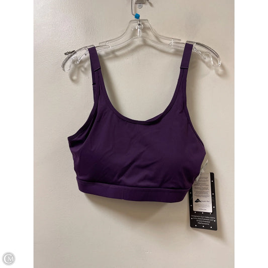 Athletic Bra By Clothes Mentor In Purple, Size: L