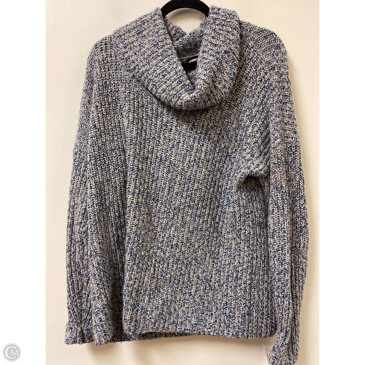 Sweater By Lands End In Blue, Size: Xl