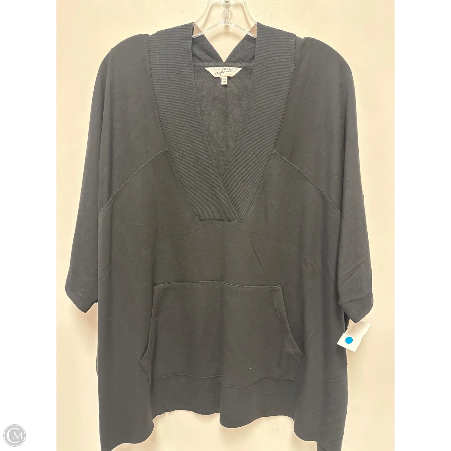 Top Short Sleeve By Soma In Black, Size: S