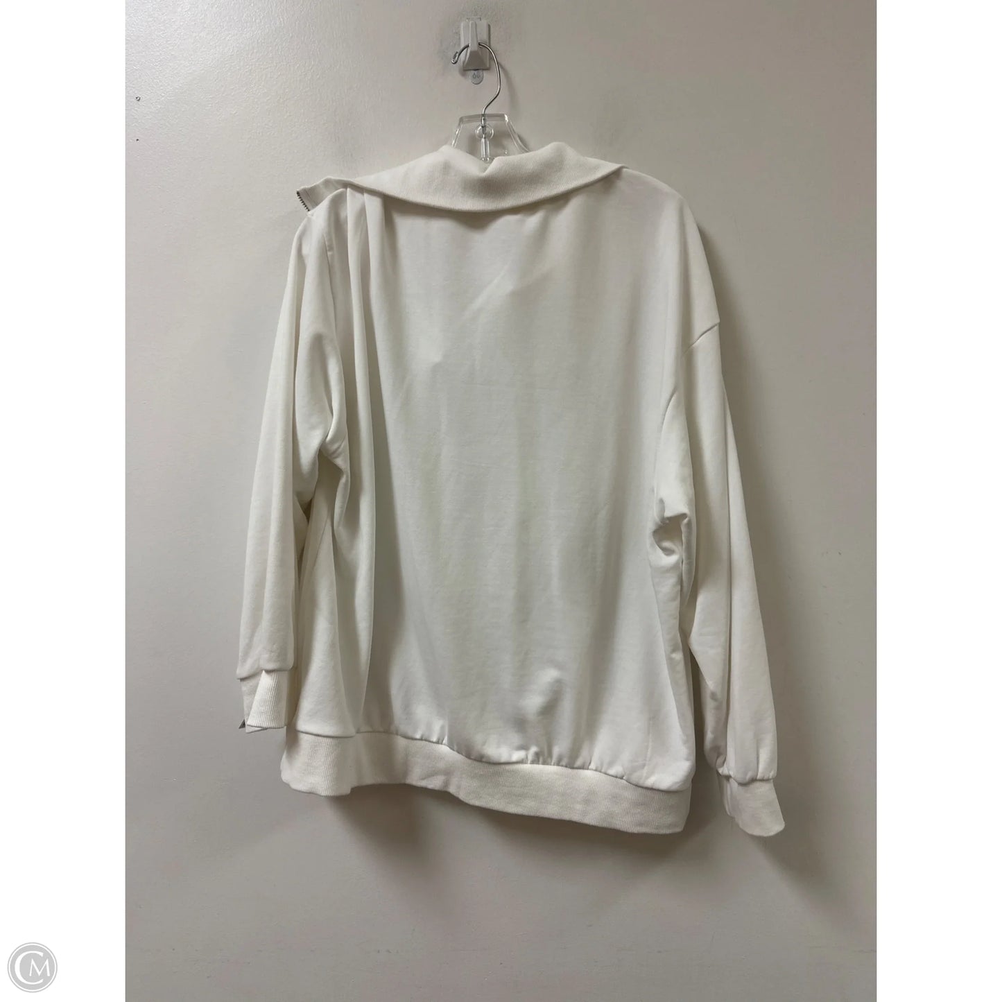 Sweater By Clothes Mentor In White, Size: 1x