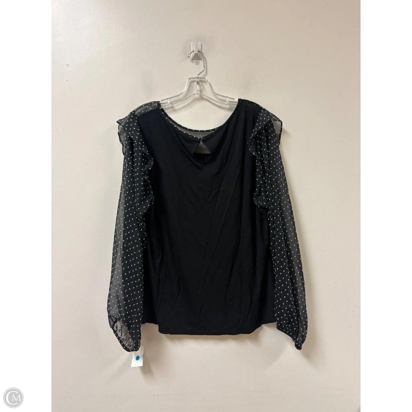 Top Long Sleeve By Loft In Black, Size: Xl