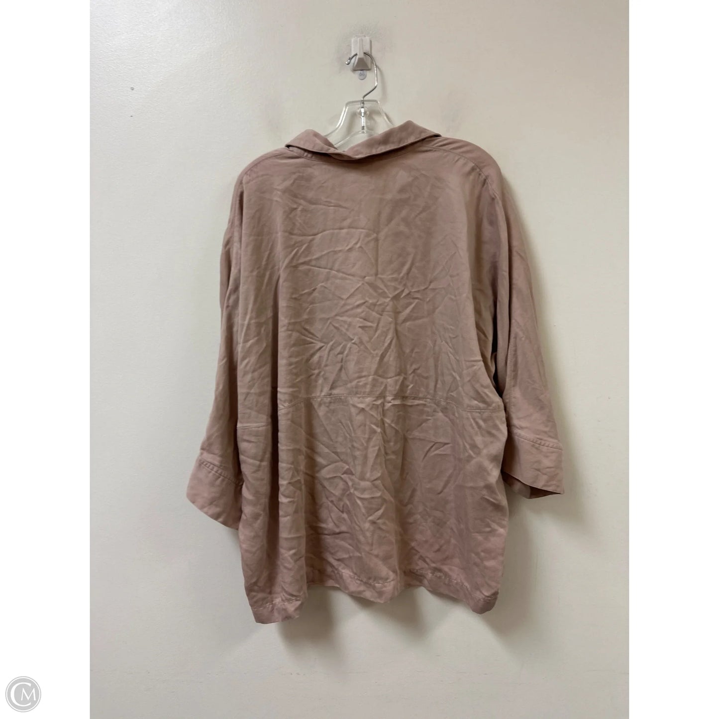 Top Long Sleeve By John Mark In Mauve, Size: M