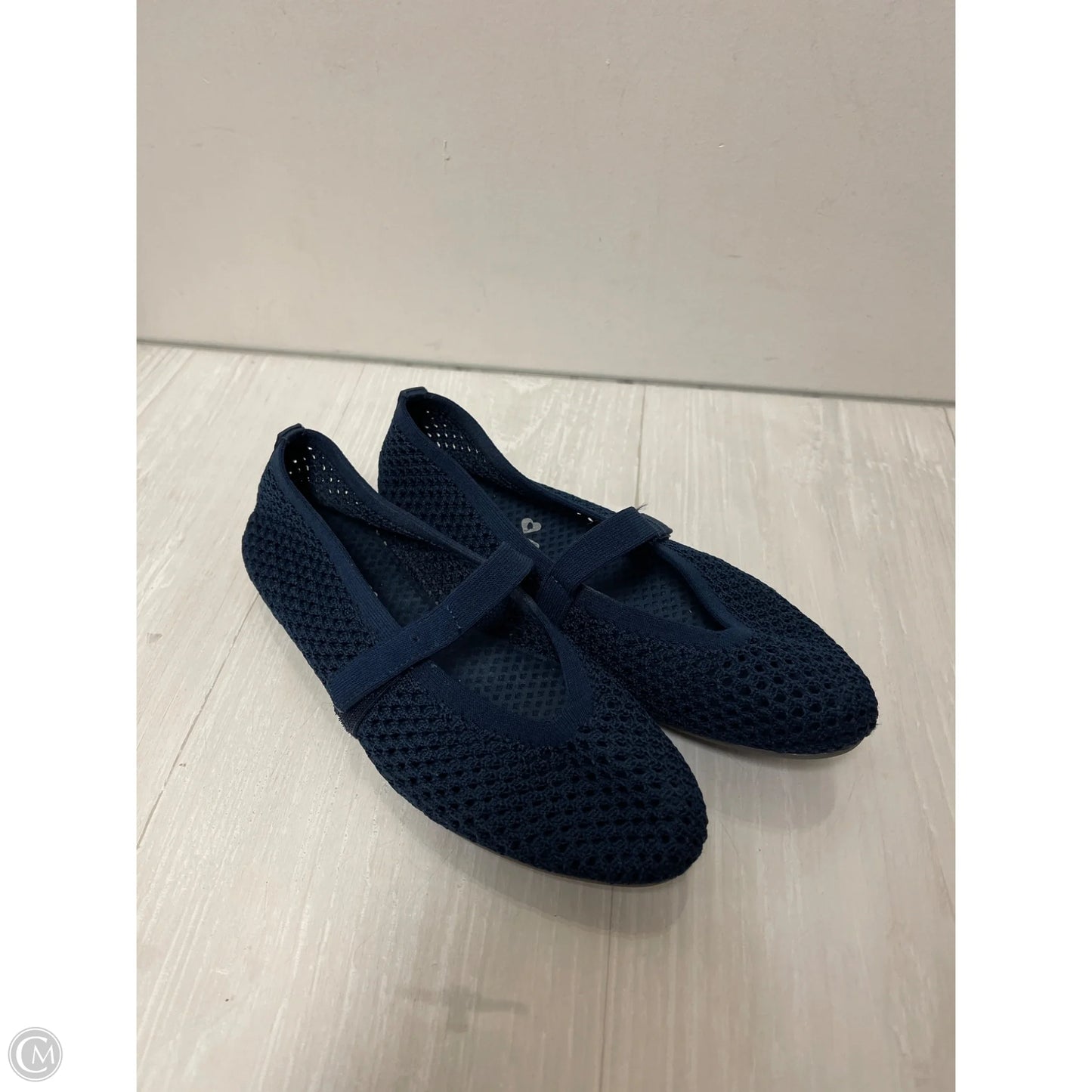 Shoes Flats By Skechers In Navy, Size: 6.5