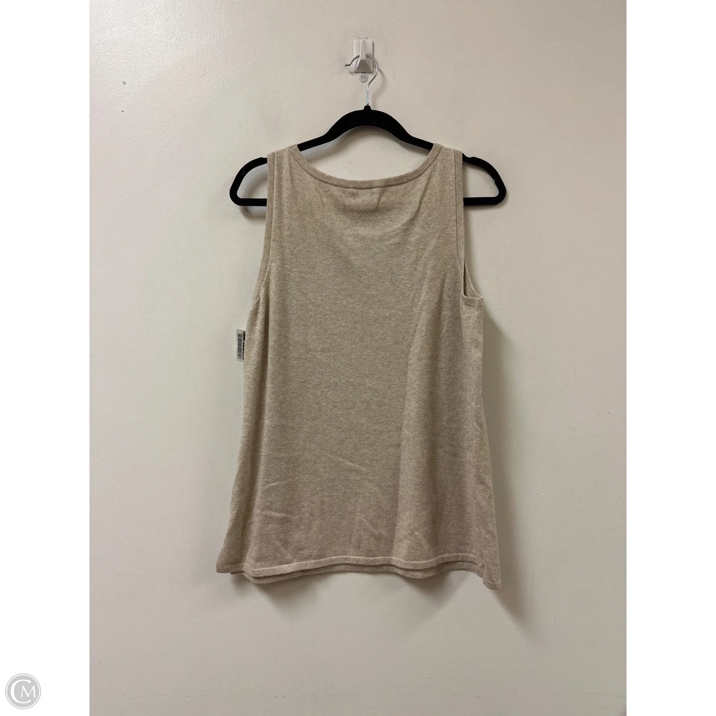 Top Sleeveless By Chicos In Cream, Size: M