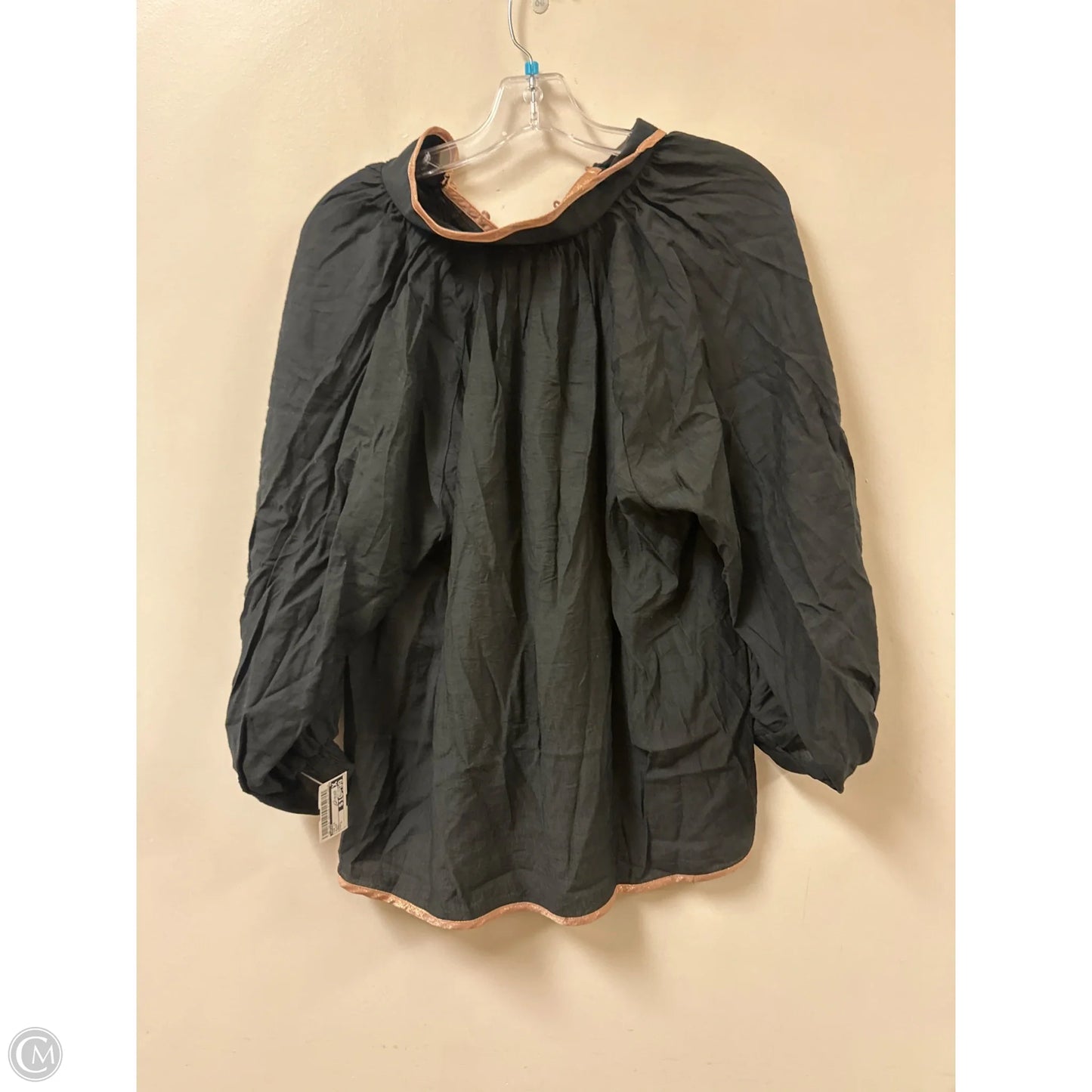 Top Long Sleeve By Umgee In Black, Size: L