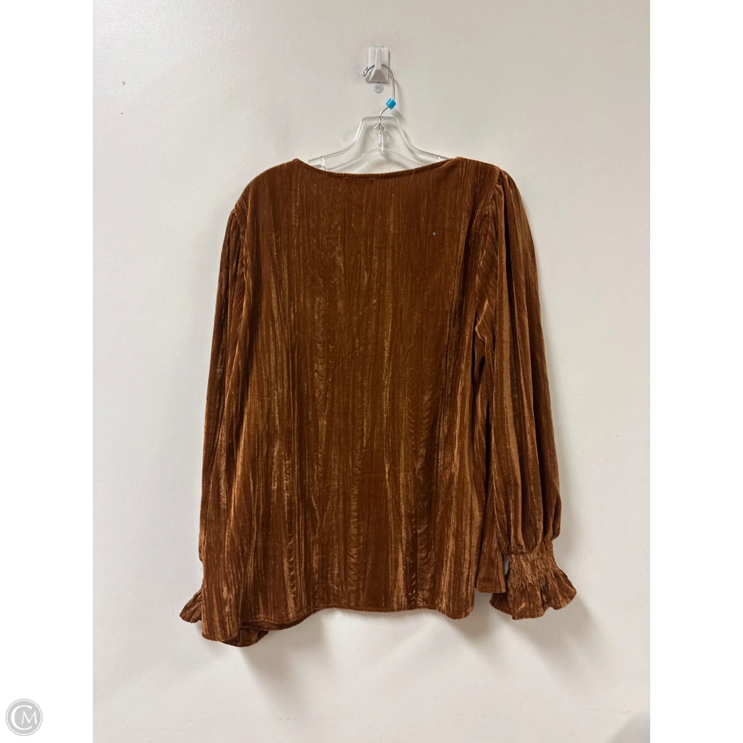 Top Long Sleeve By Jodifl In Gold, Size: Xl
