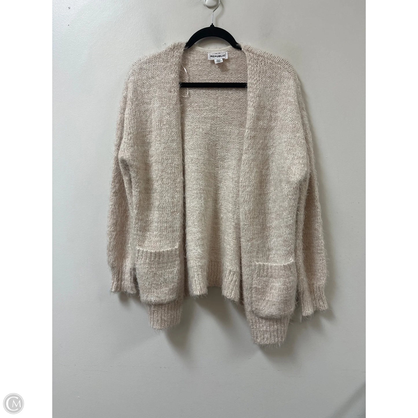 Sweater Cardigan By For The Republic In Cream, Size: Xs