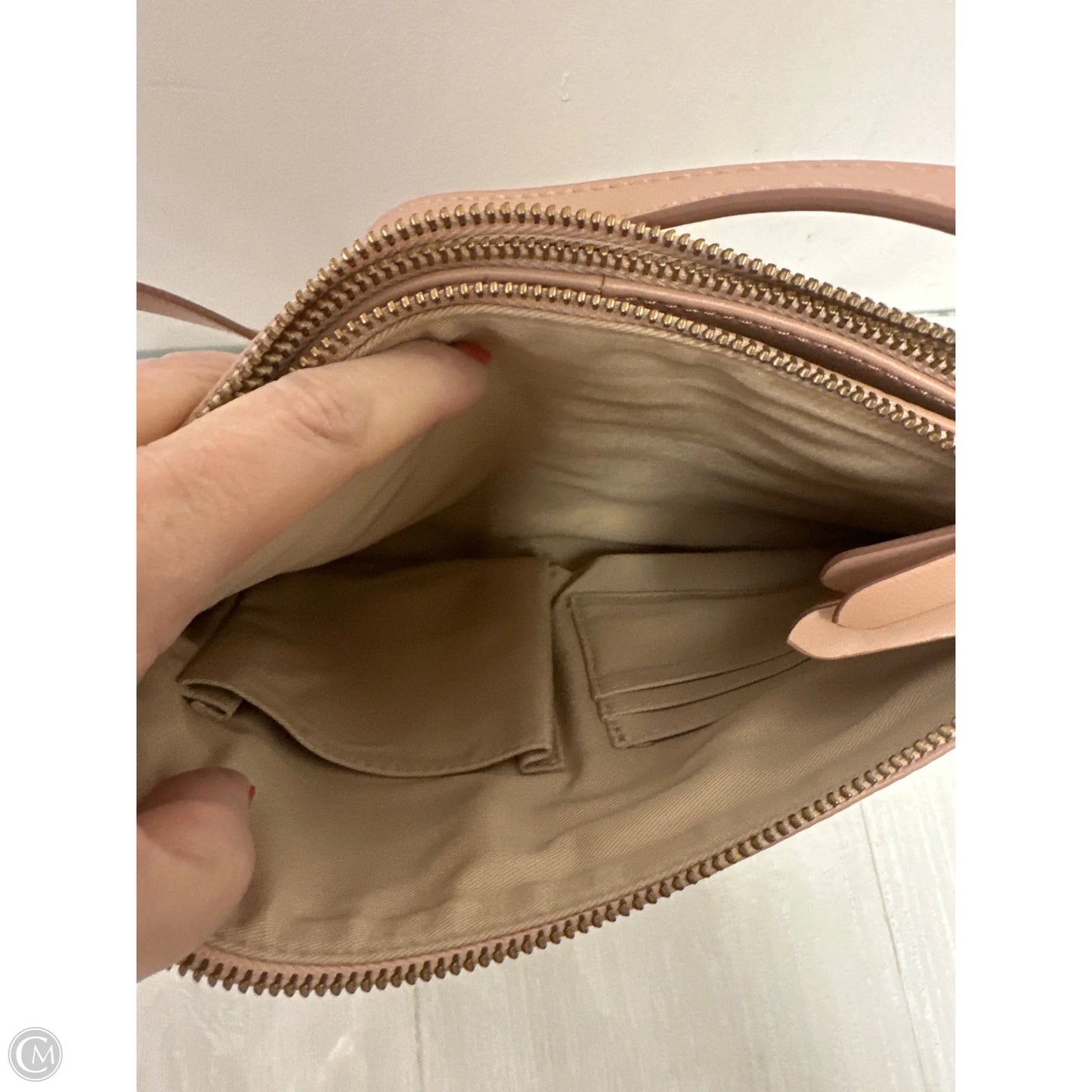 Crossbody Leather By Banana Republic, Size: Medium