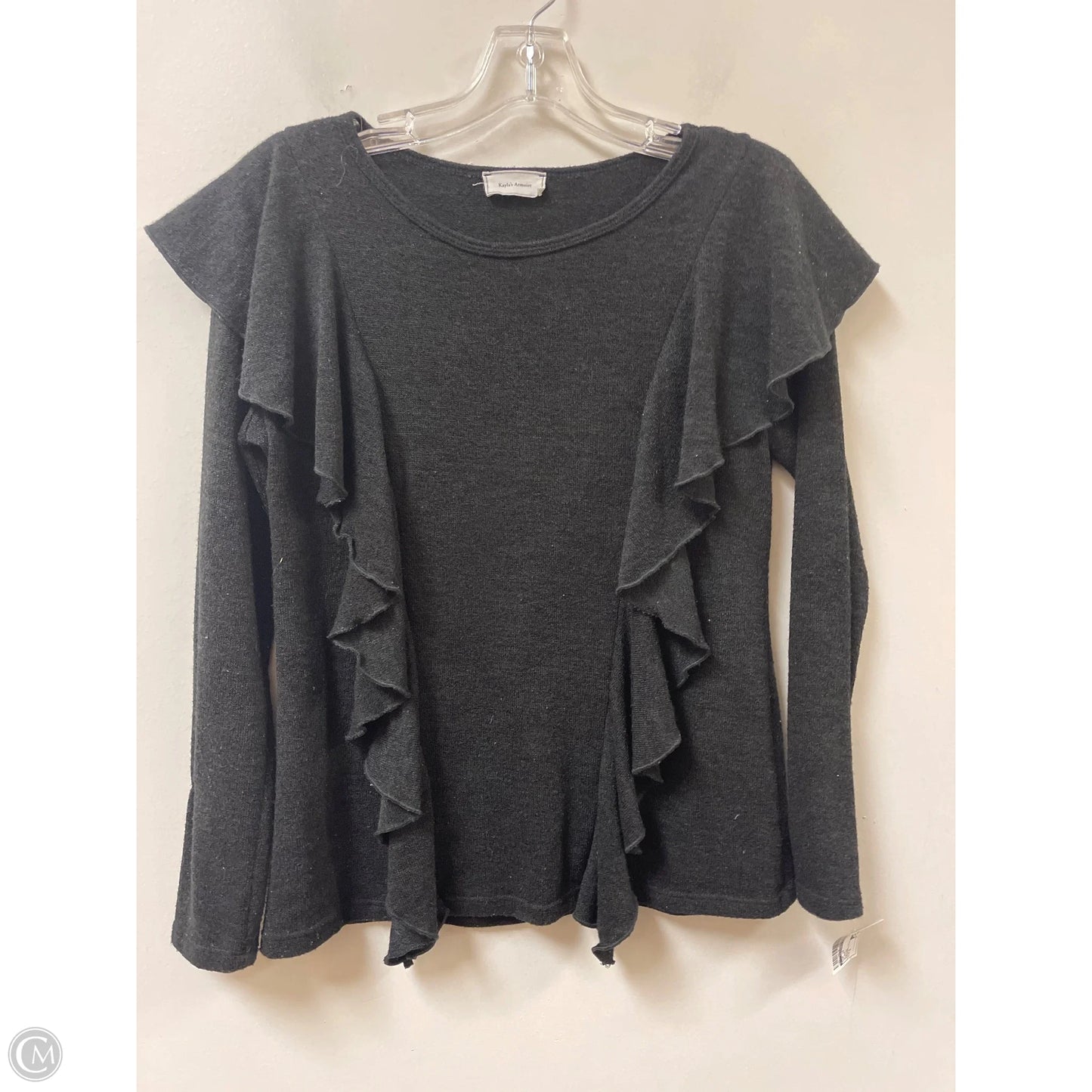 Top Long Sleeve By Clothes Mentor In Black, Size: S