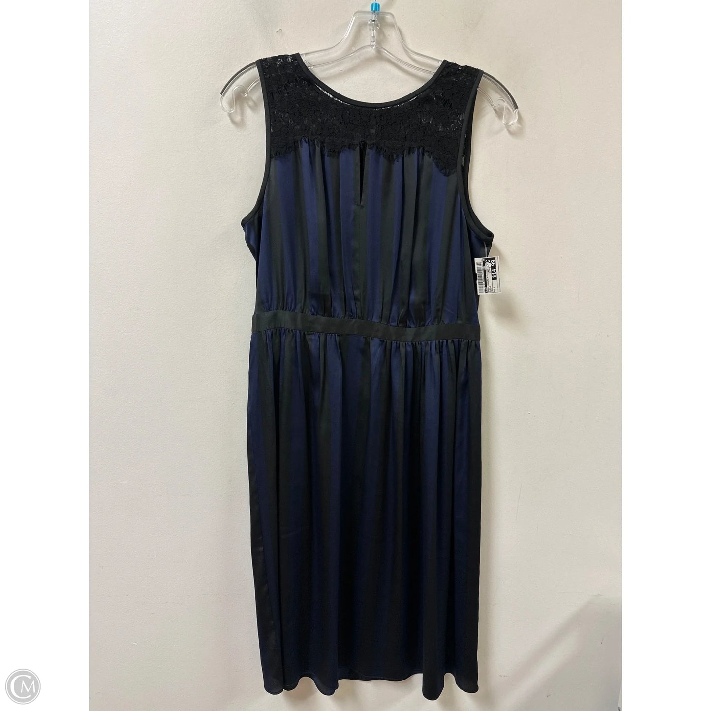 Dress Casual Midi By Loft In Purple, Size: S