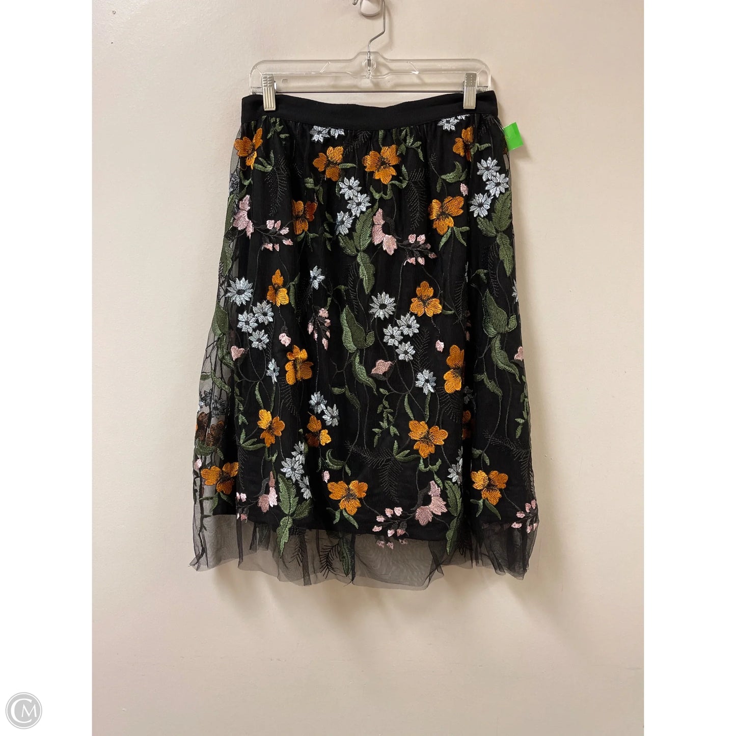 Skirt Midi By Forever 21 In Black, Size: 12