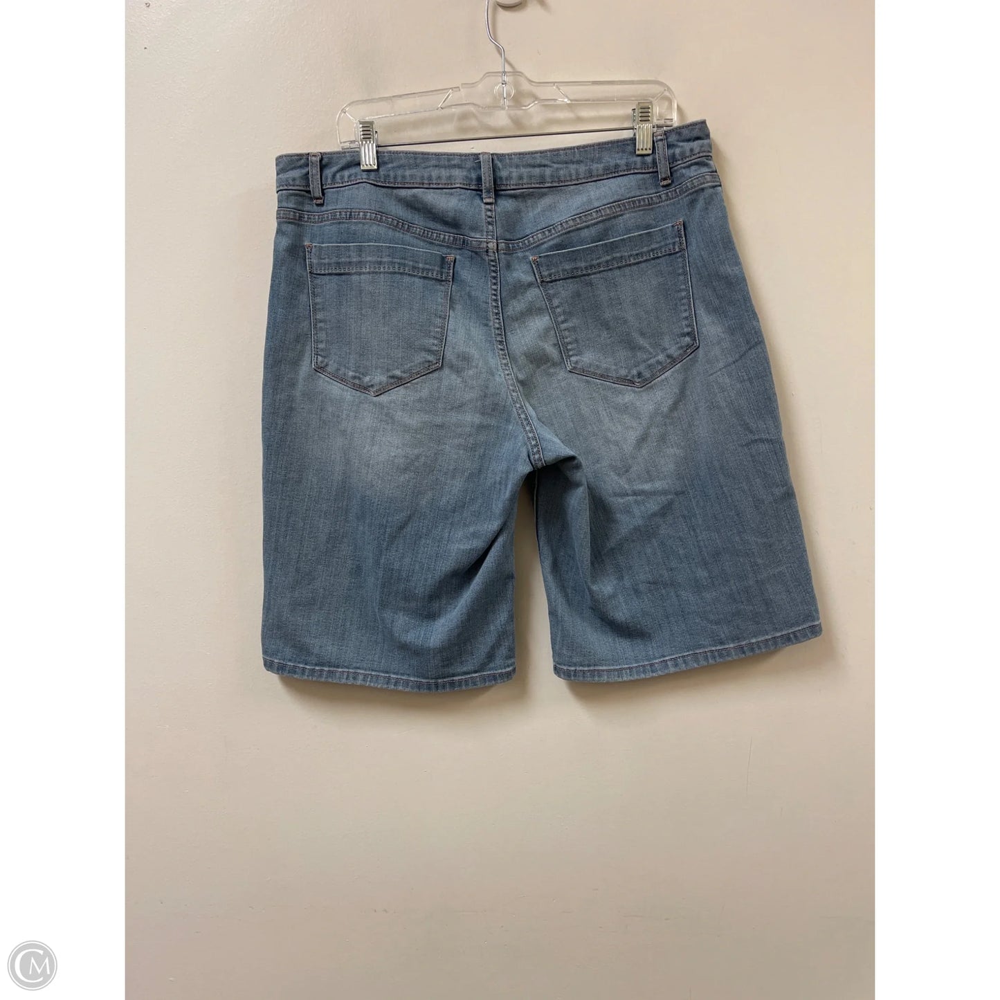 Shorts By Simply Vera In Blue Denim, Size: 12