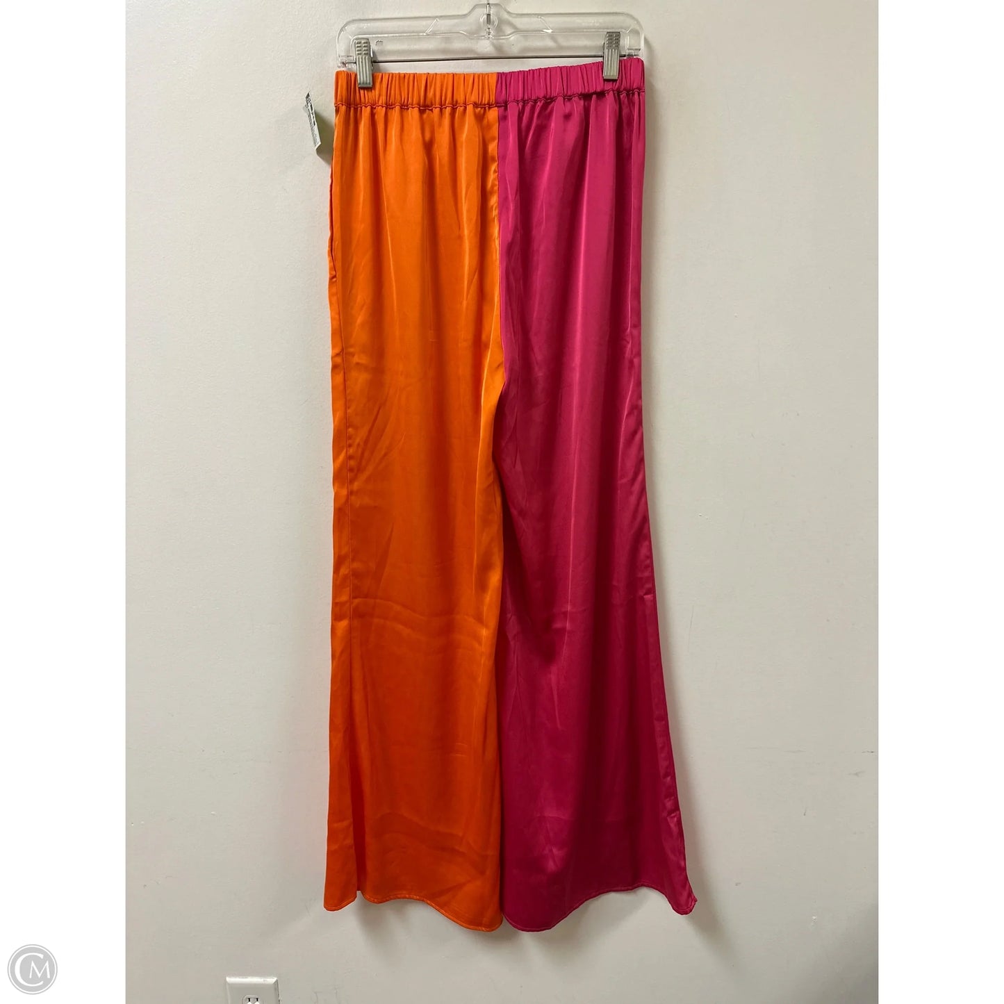 Pants Wide Leg By Clothes Mentor In Orange & Pink, Size: 12