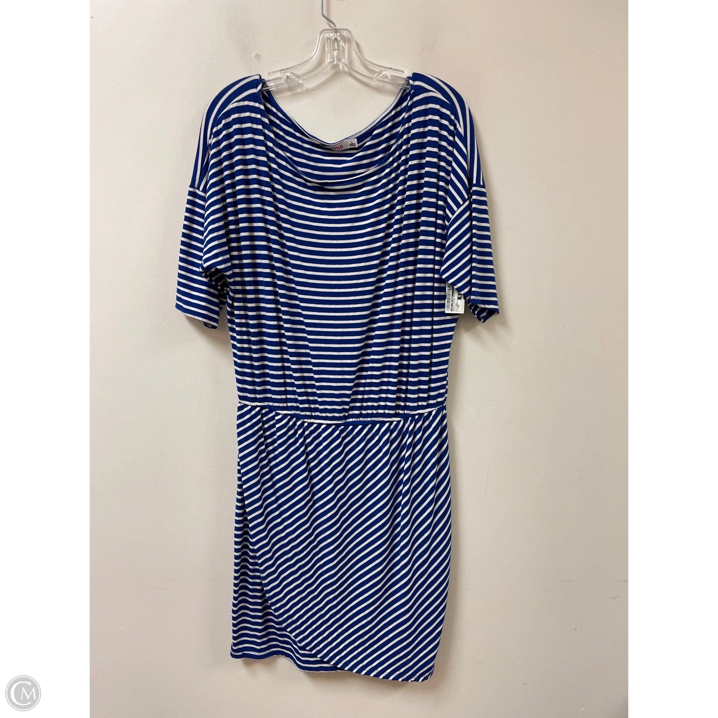 Dress Casual Midi By Just Fab In Blue, Size: Xl