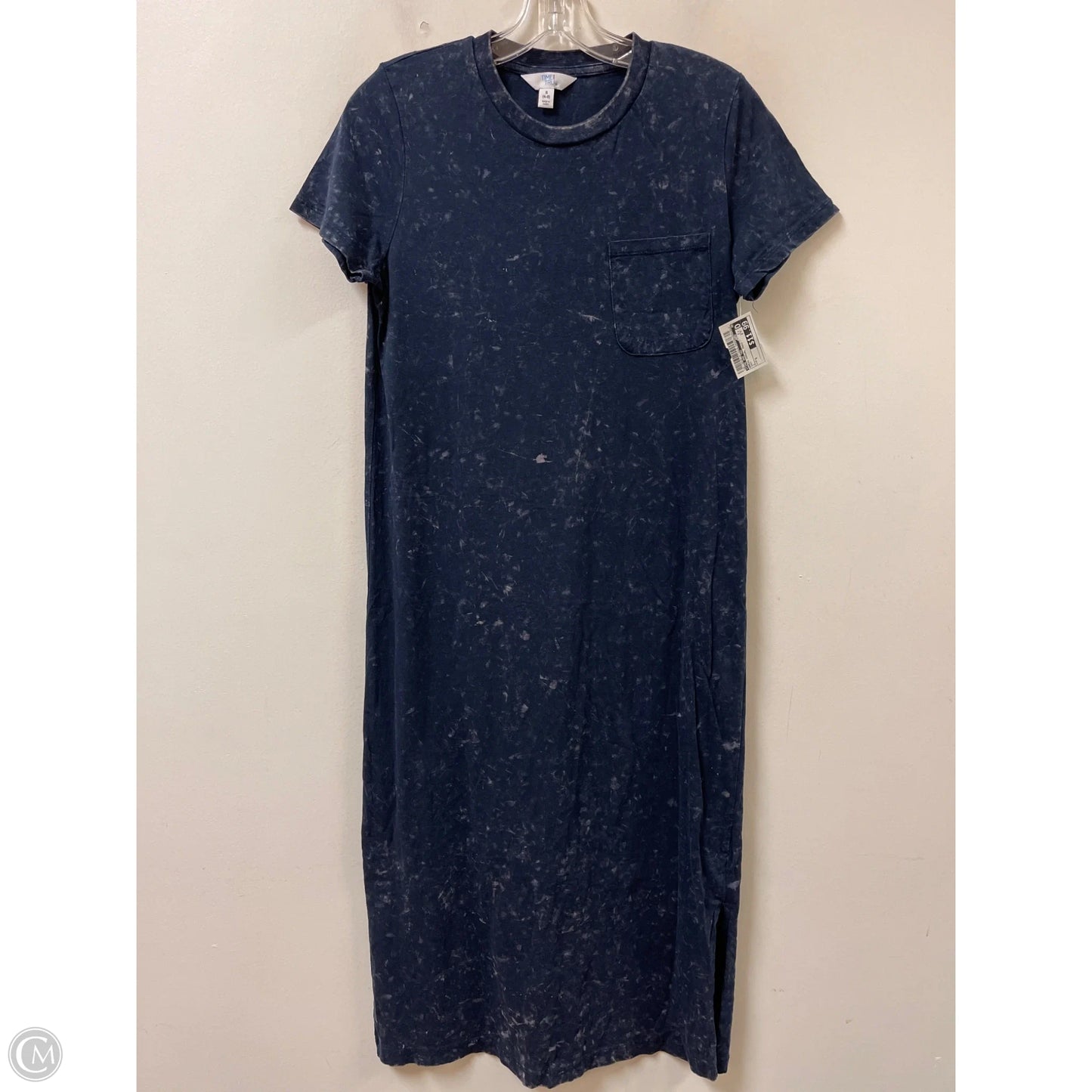 Dress Casual Maxi By Time And Tru In Navy, Size: S
