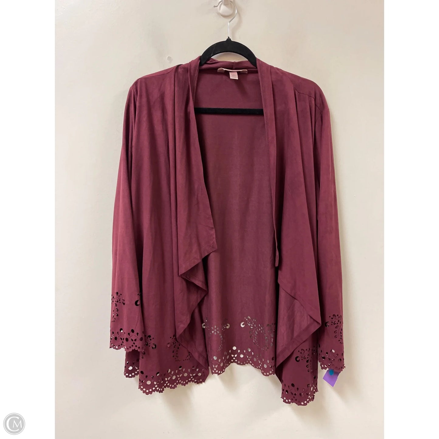 Cardigan By Krazy Kat In Red, Size: Xl