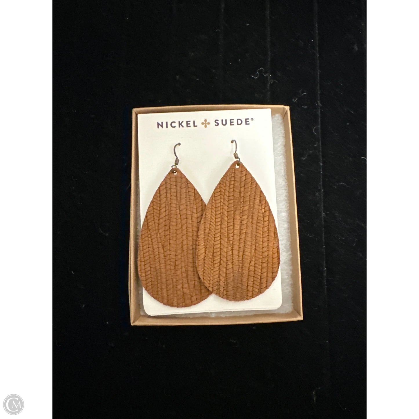 Earrings Dangle/drop By Nickel & Suede