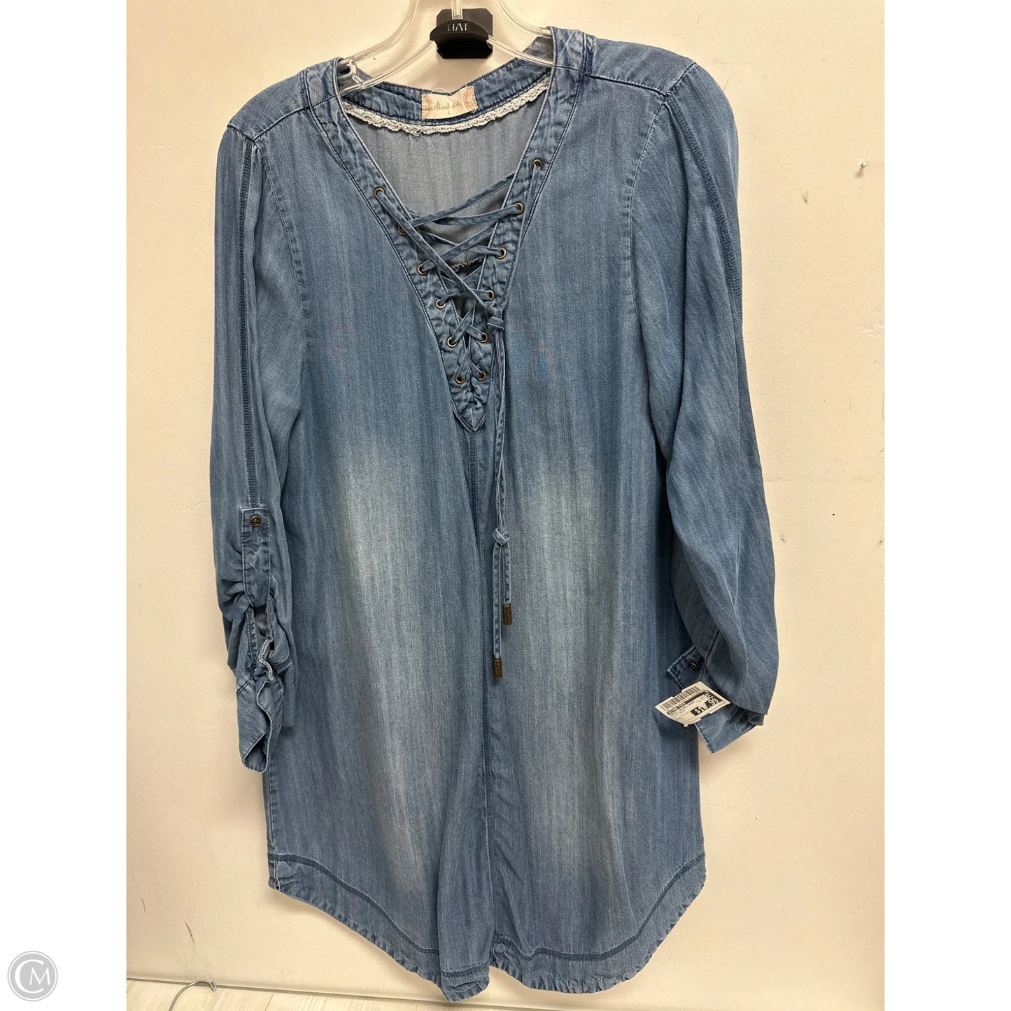 Dress Casual Short By Altard State In Blue Denim, Size: L