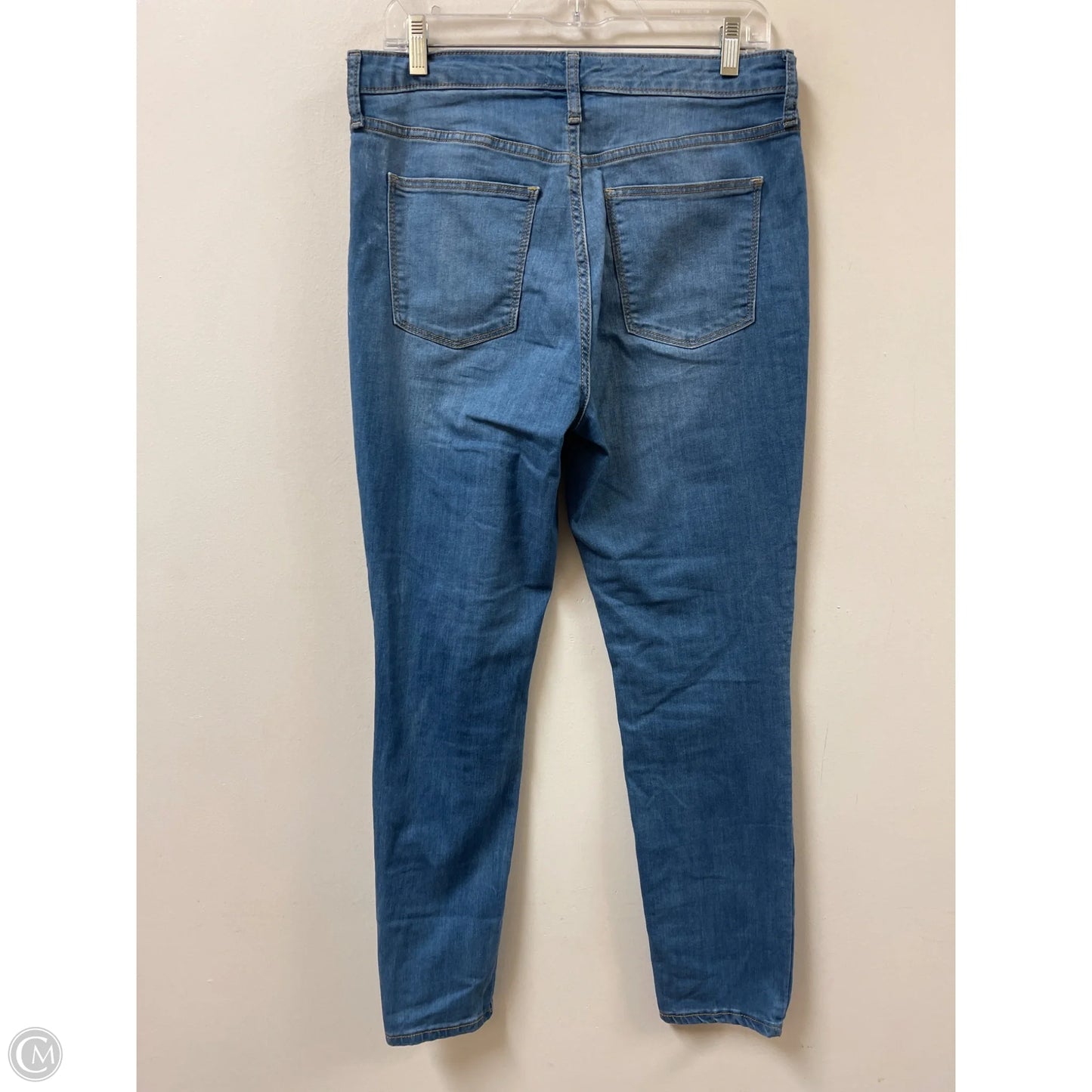Jeans Skinny By Universal Thread In Blue Denim, Size: 12