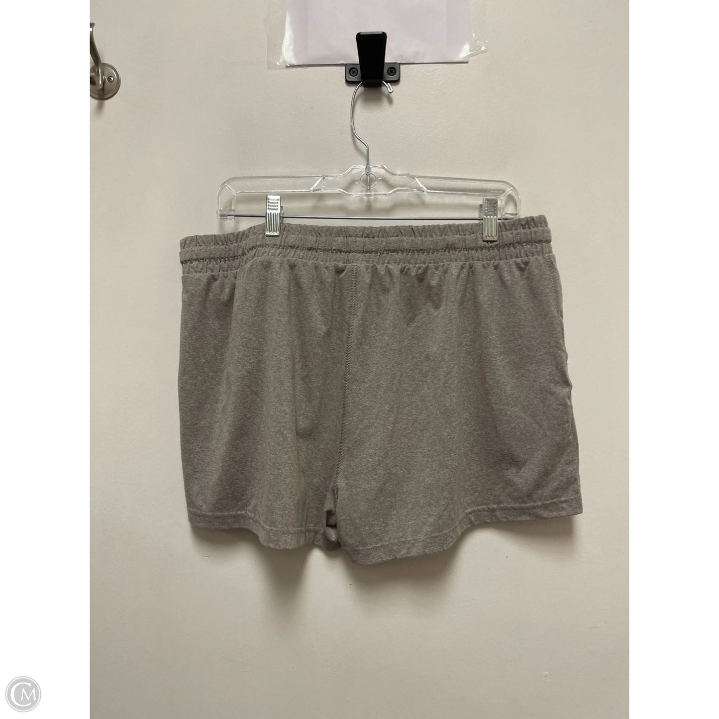 Athletic Shorts By Yogalicious In Tan, Size: L