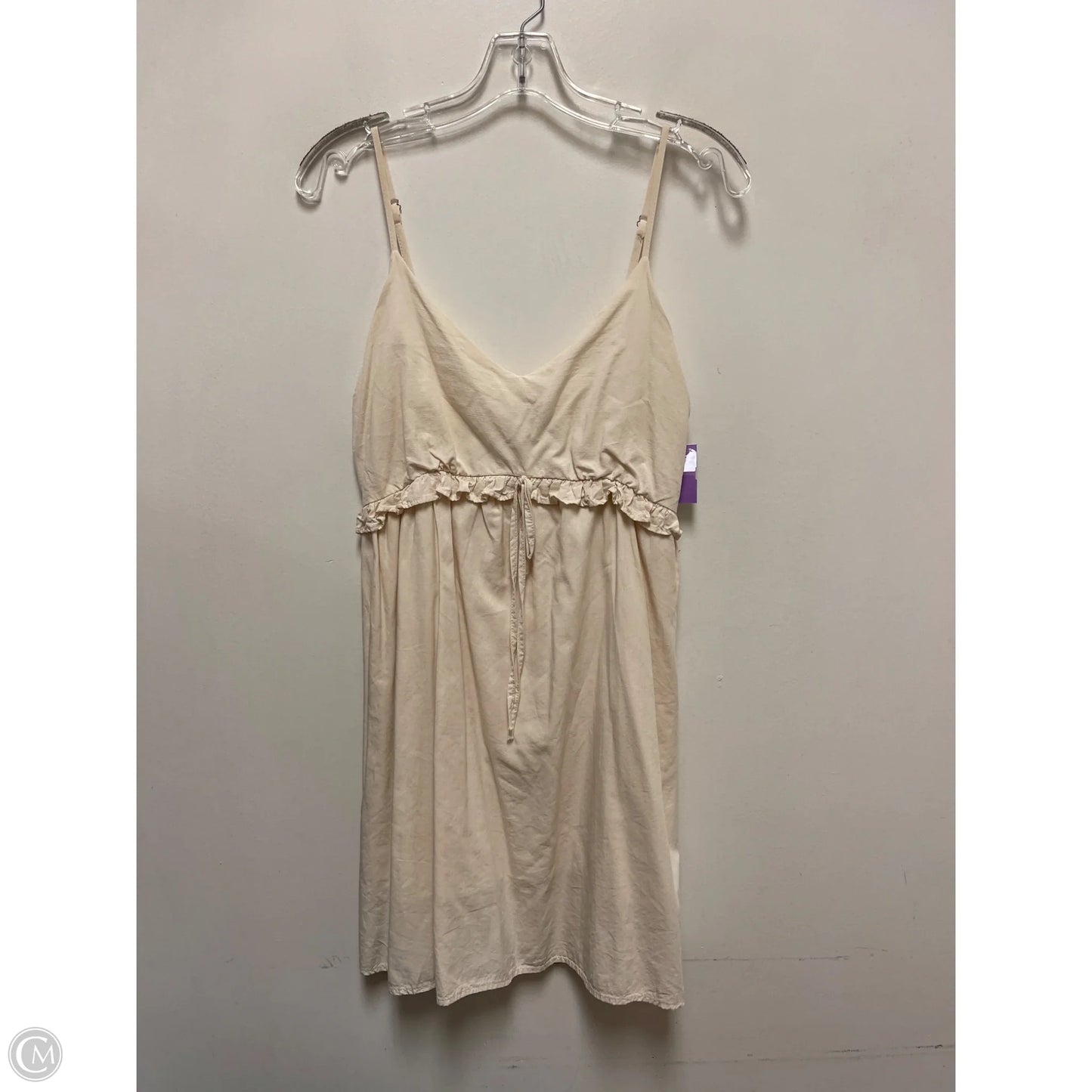 Dress Casual Short By Paper Crane In Cream, Size: S