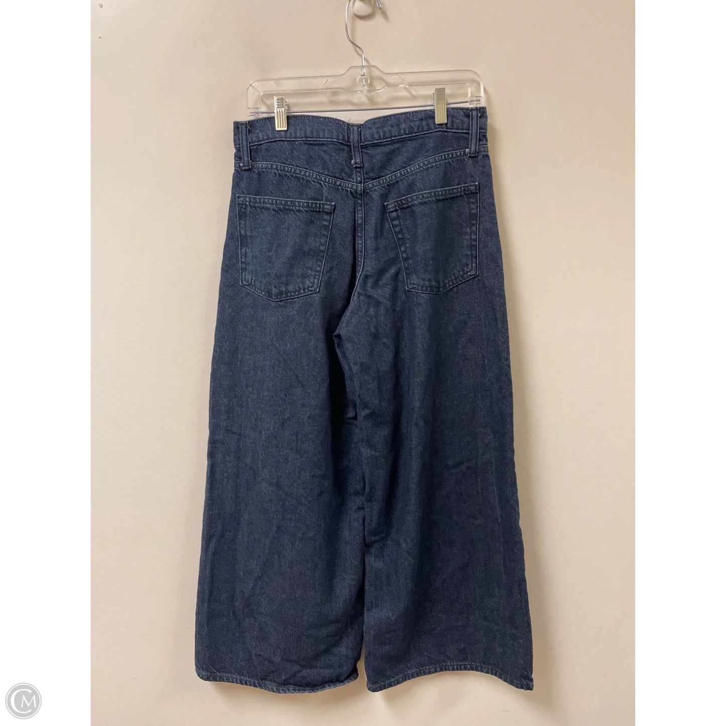 Jeans Wide Leg By Gap In Blue Denim, Size: 4