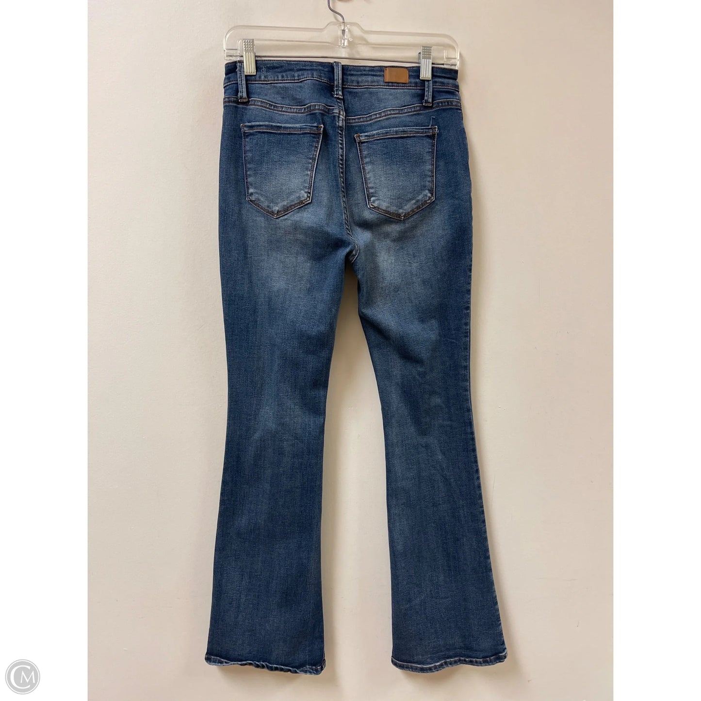 Jeans Flared By Clothes Mentor In Blue Denim, Size: 8