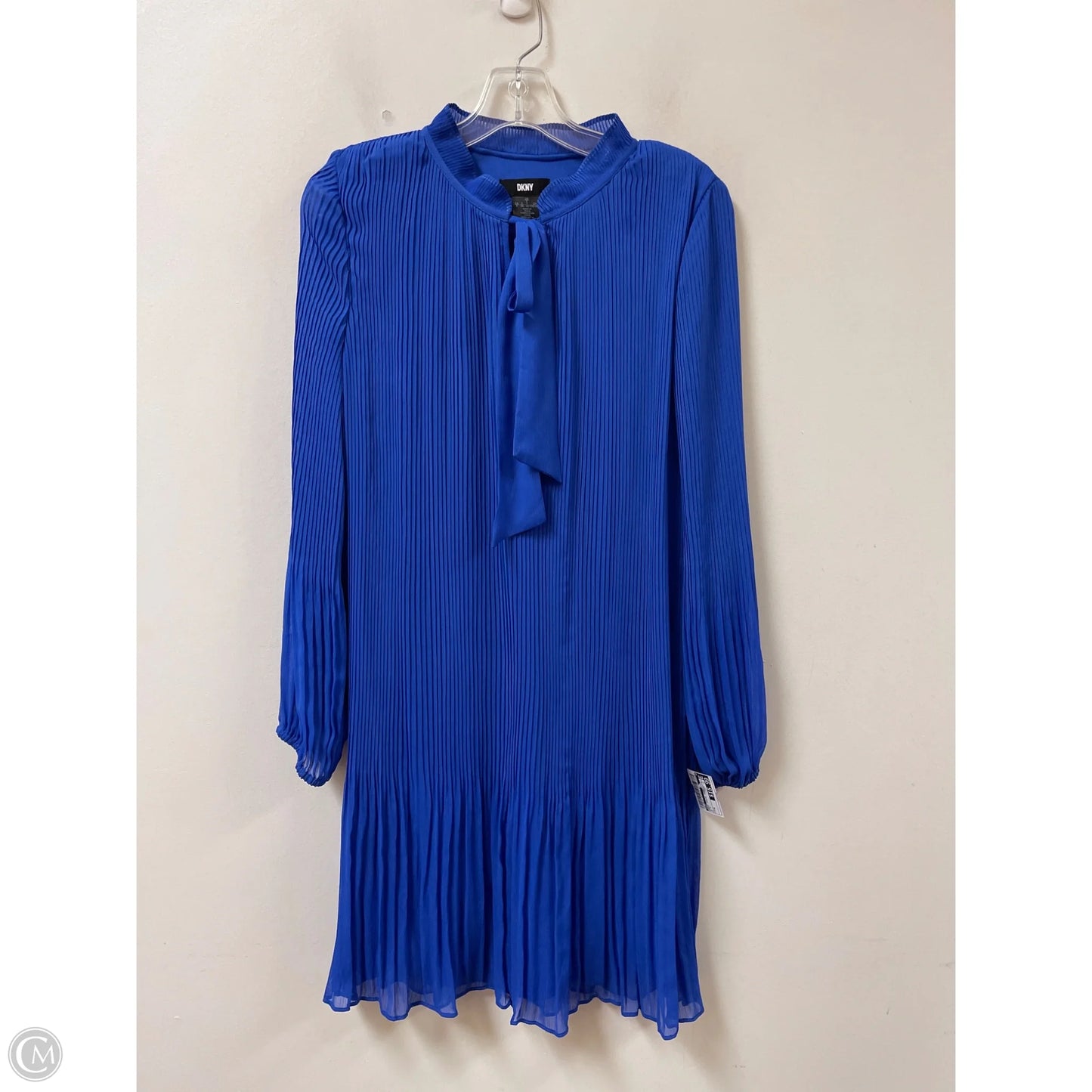 Dress Casual Midi By Dkny In Blue, Size: M